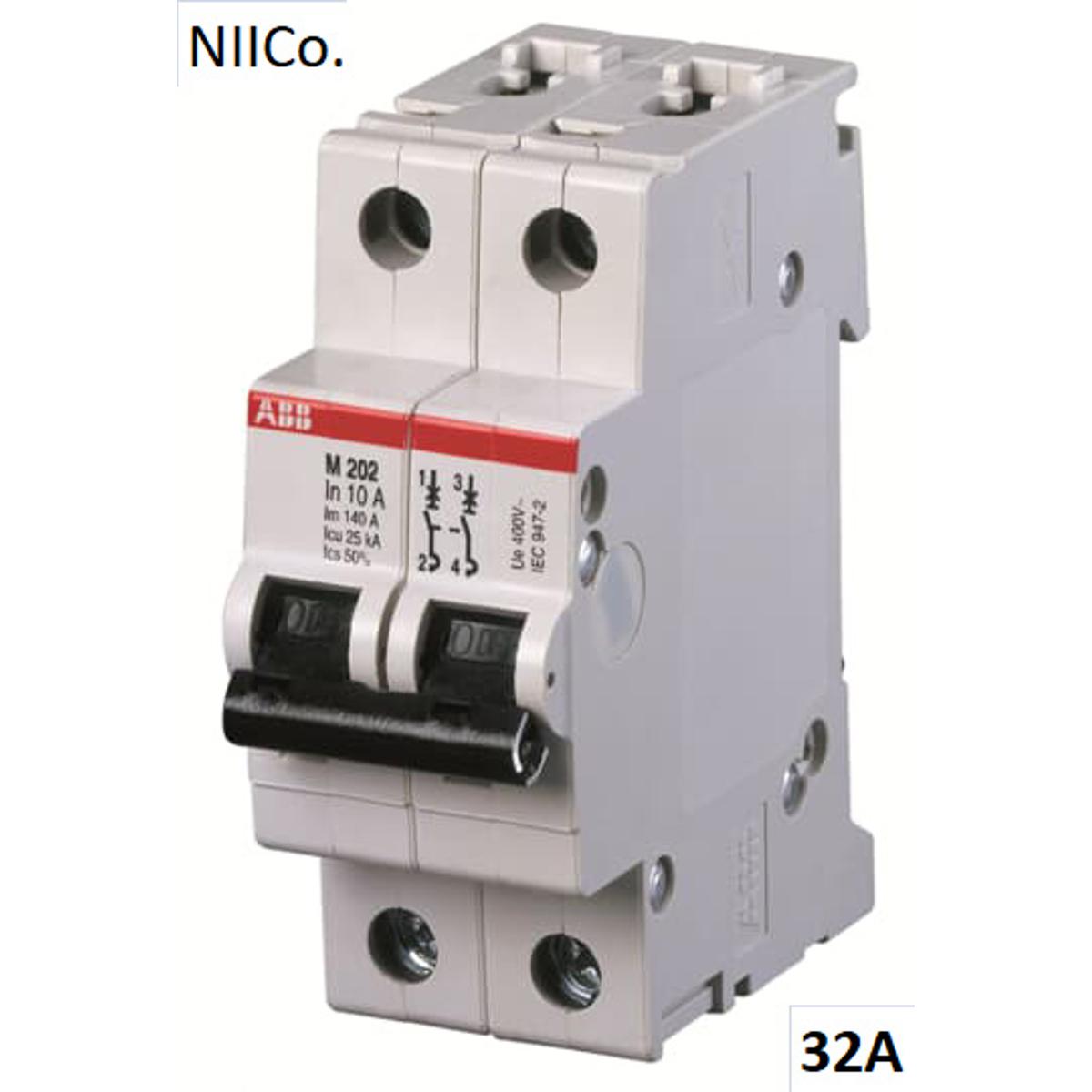 Picture of ABB Circuit Breaker Heavy Duty - MCB-Double Pole 25A