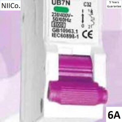 Picture of Circuit Breaker NESFEL MCB-Single Pole 06A