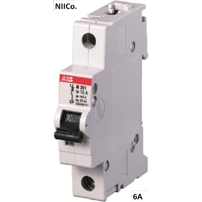 Picture of ABB Circuit Breaker Heavy Duty - MCB-Single Pole 06A ( Made in Germany)