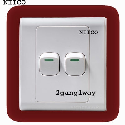 Picture of Switch Wener Plus 2 Gang 1 Way Wall Switch