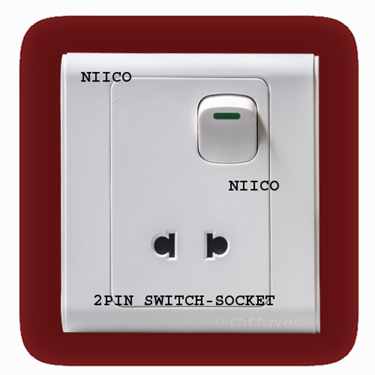 Picture of Switch Wener Plus 2 Pin Switch Socket