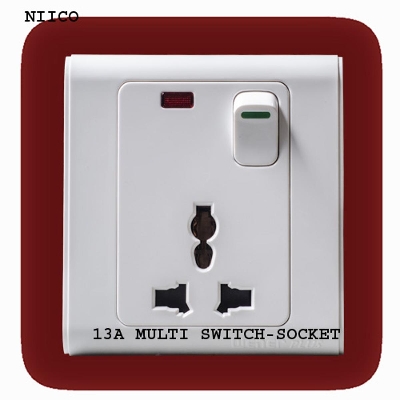 Picture of Switch Wener Plus 13 Ampere  Multi- Switch- Socket