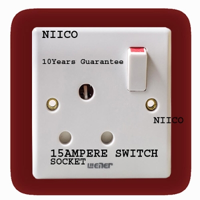 Picture of Wener 15 Ampere Switch-Socket-10 Years Warranty