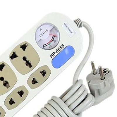 Picture of Multiplug 10-Port Socket HP-0555 - 5 Meter | Efficient Power Distribution with 16ft Reach for Ultimate Convenience