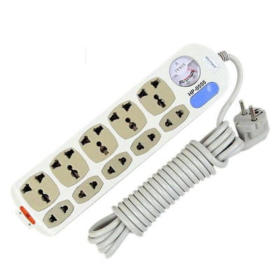 Picture of Multiplug 10-Port Socket HP-0555 - 5 Meter | Efficient Power Distribution with 16ft Reach for Ultimate Convenience