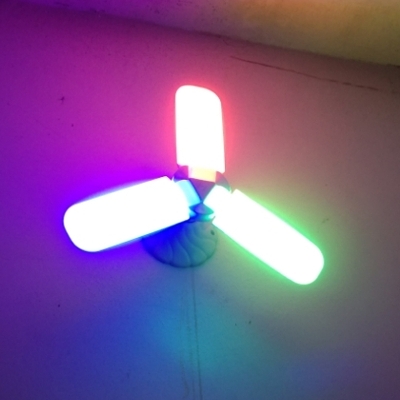 Picture of Led লাইট ভাঁজ করা ফ্যান ব্লেড led লাইট Blub-3 রঙ-(লাল/নীল/সবুজ)