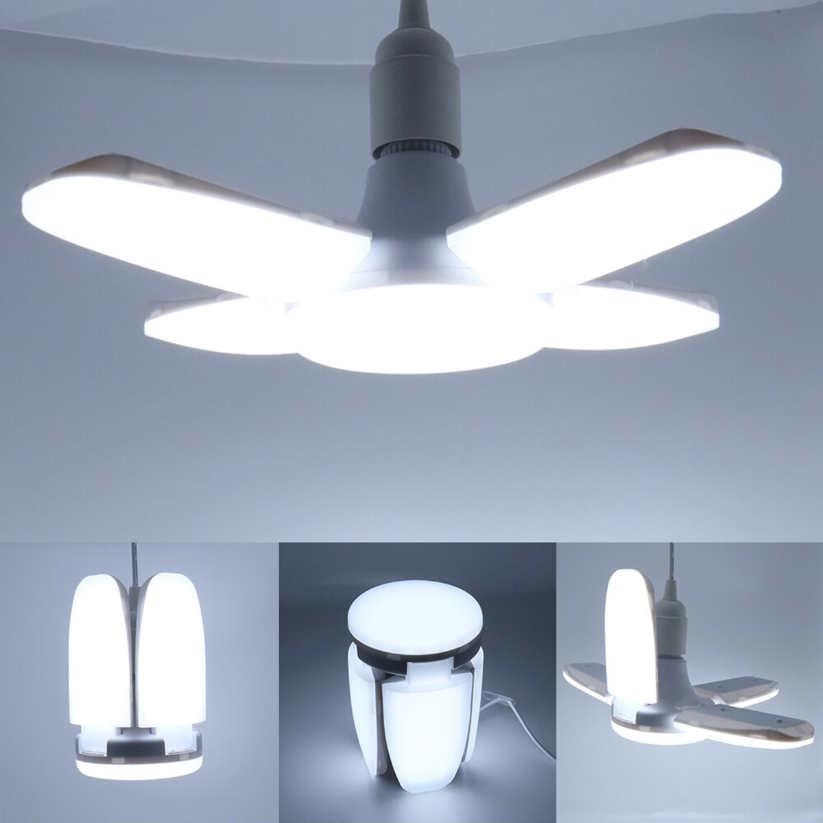 Picture of Foldable 4 Fan Blade LED Bulb Heavy Duty -(Wing Size-2 inch)