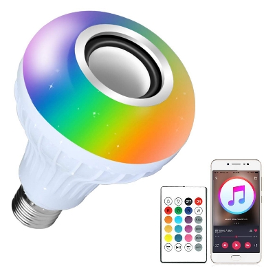 Picture of High-quality Smart Music Led Light Bulb With Remote Control and Bluetooth Speaker