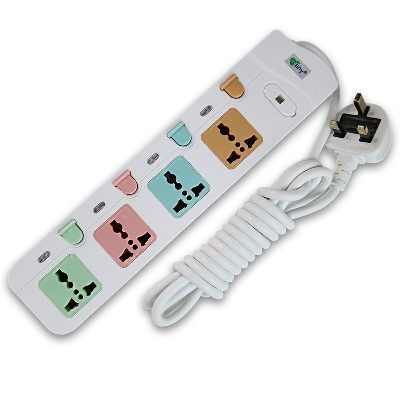 Picture of Multi Plug Heavy Duty 4 Gang Model MTS-G148-3Pin Plug/3 Meter Wire