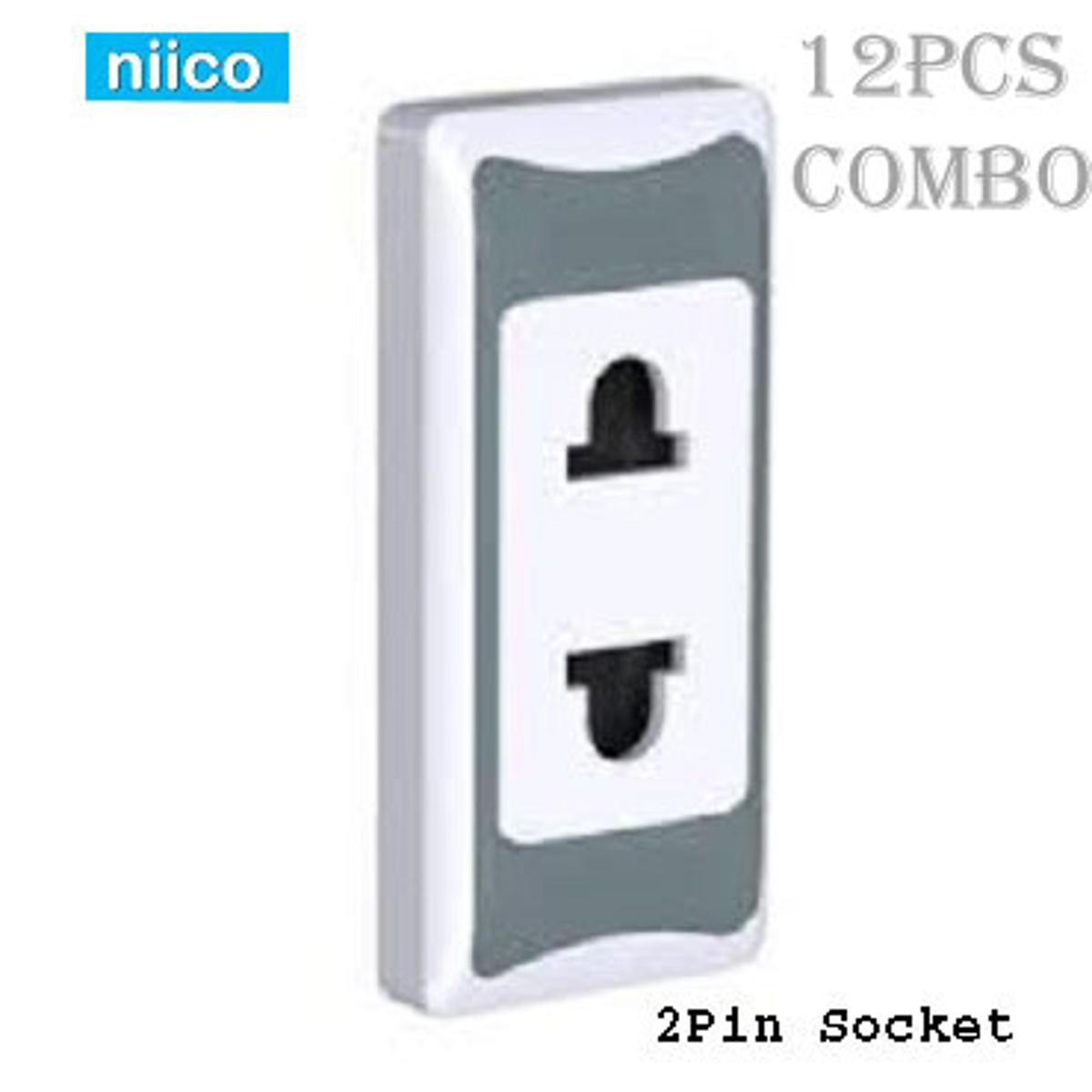 Picture of PIANO 2 Pin Socket -GRAY Color(12 Pice Combo)