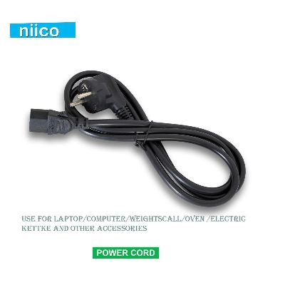 Picture of Power Cable 2 Pin Plug For-Laptop/Computer/Oven/Weight Scale/Electric Kettle & Other Accessories
