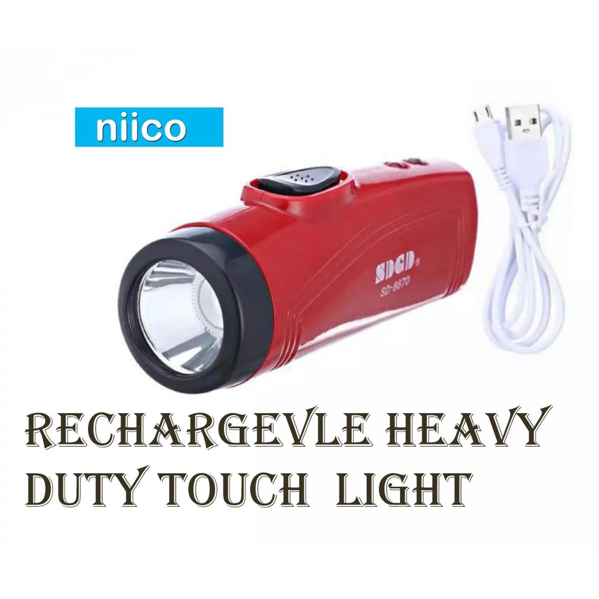 Picture of Rechargeable LED Torch Light with Money checker