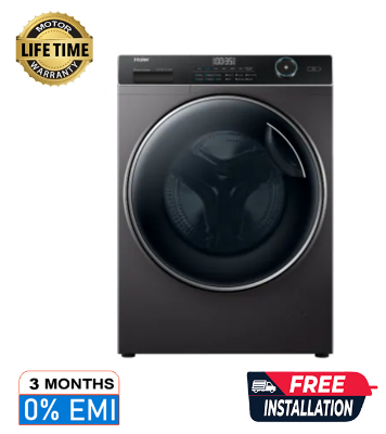 Picture of Haier 10.5 KG AI Direct Motion Washer Dryer Combo (HWD105-B14959S8U1) With Dual Cyclone Technology Dark Jade Silver
