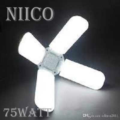 Picture of Foldable 4 Pakha Fan Blade Big Led Light-75 Watt (Pin Type holder)