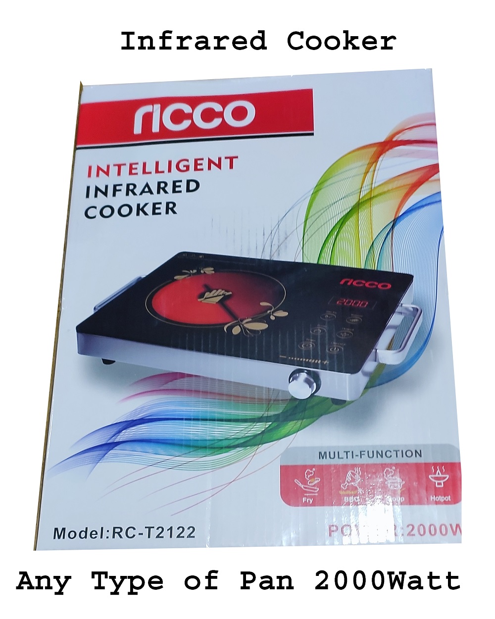Picture of riico  Infrared Cooker Suitable for Any Type of Pan: