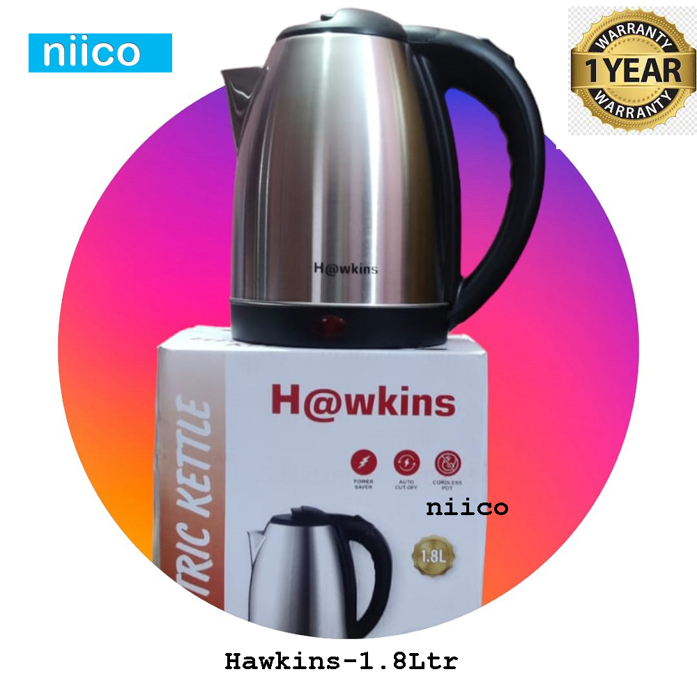Picture of Hawkins Durable  Heavy Duty Electric Kettle= 1.8 Liter (1 Years Warranty)
