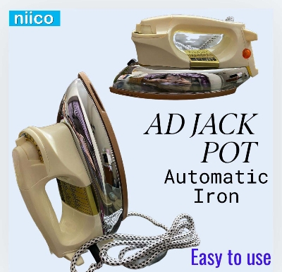 Picture of Jackpot Automatic Heavy Weight Dry Iron - Iron Machine Jackport/Nova/Hawking - Effortlessly Iron Clothes With Automatic Heavy-Weight Dry Iron:1 Year Warranty
