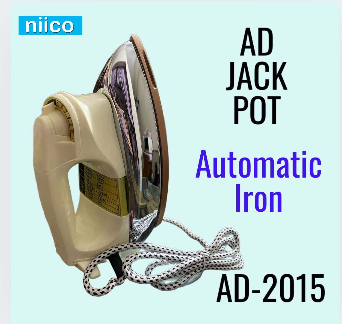 Picture of Jackpot Automatic Heavy Weight Dry Iron - Iron Machine Jackport/Nova/Hawking - Effortlessly Iron Clothes With Automatic Heavy-Weight Dry Iron:1 Year Warranty