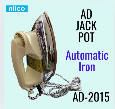 Picture of Jackpot Automatic Heavy Weight Dry Iron - Iron Machine Jackport/Nova/Hawking - Effortlessly Iron Clothes With Automatic Heavy-Weight Dry Iron:1 Year Warranty