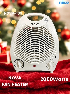 Picture of NOVA Heavy Duty Electric Fan Room Heater 2000W Model: Nova-103( 6 Month Warranty )