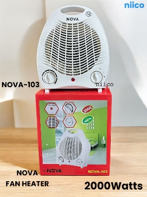 Picture of NOVA Heavy Duty Electric Fan Room Heater 2000W Model: Nova-103( 6 Month Warranty )