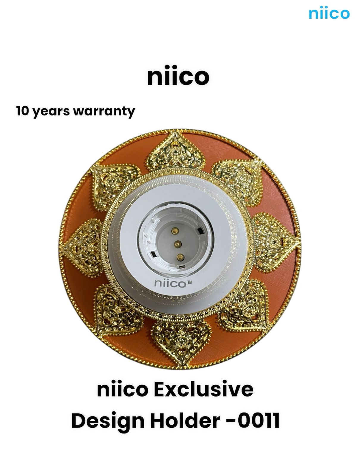 Picture of NIICO Exclusive Design 2 in 1 Batten Holder Model Star-0011 =1 Pice-(10 Year Warranty)