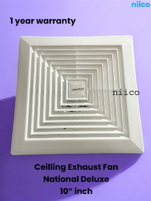 Picture of National Deluxe 10 inch Ceiling Exhust fan  =1 Year warranty Size