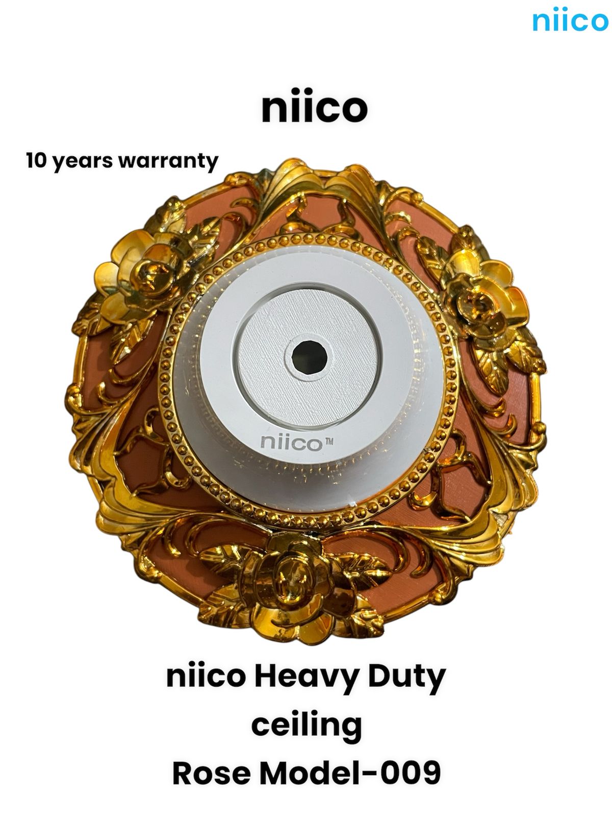Picture of NIICO Exclusive Design 2 in 1 Ceiling Rose Model-009 (12 PCS Combo)-10 Year Warranty