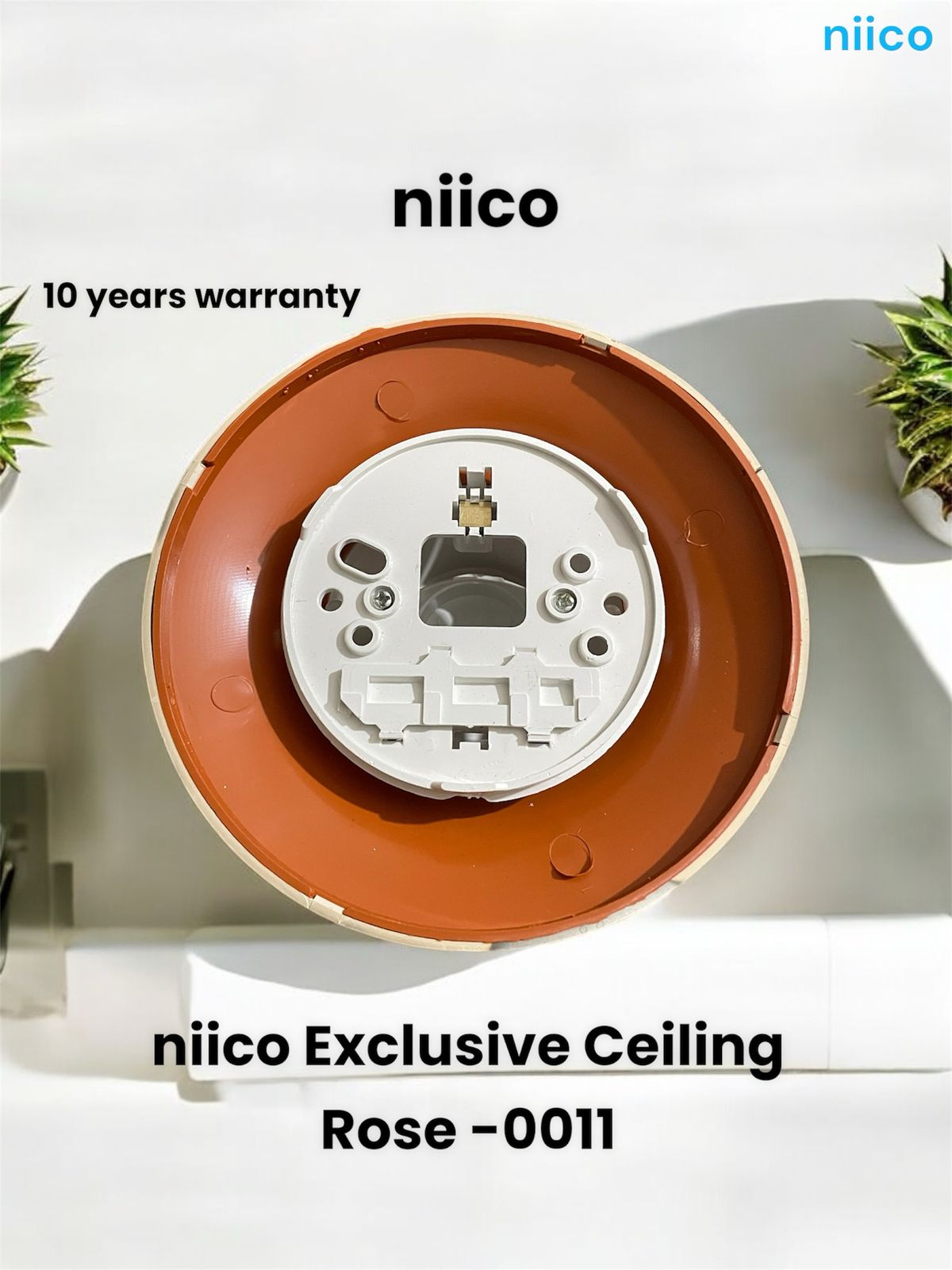 Picture of Exclusive Design 2 in 1 Ceiling Rose Model-0011 (12 PCS Combo)-10 Year Warranty