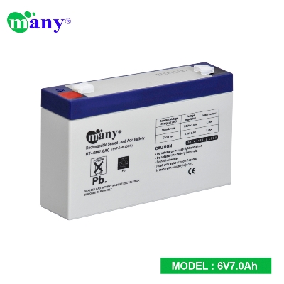 Picture of Battery Heavy duty  Rechargeable Sealed Lead-Acid Battery Many 6V7.0Ah