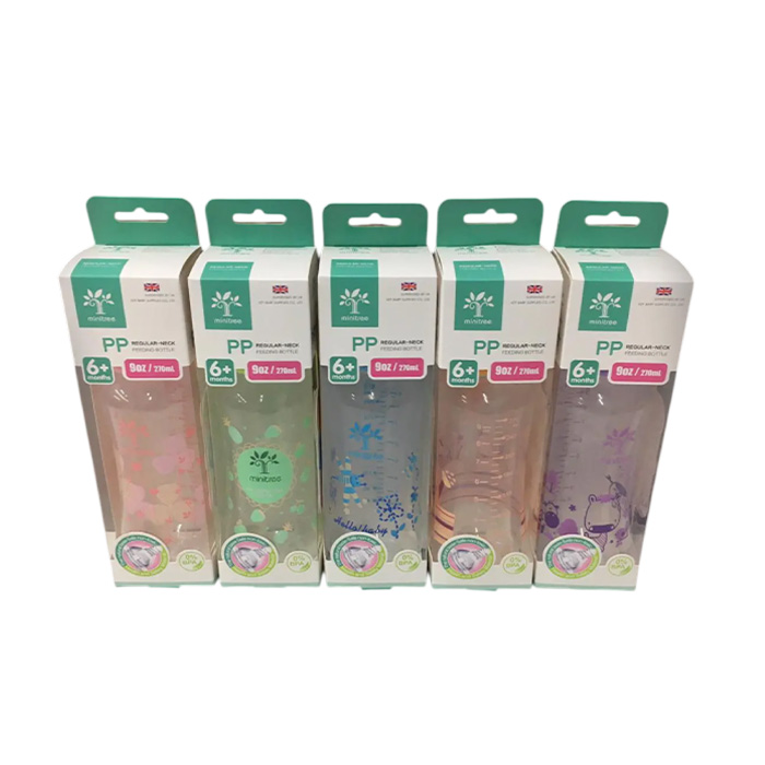 Picture of Minitree Baby Feeding Plastic Bottle 0m+ 60ml/ 3m+ 150ml/ 6m+ 270ml Multicolor (Select Size Before Order)