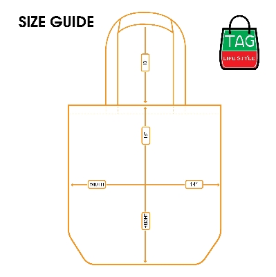 Picture of TAG Lifestyle Canvas Tote Bag/Fashionable Top Handle Bag Off White Color with Zipper for girls For University/College/Trendy Fashionable Women