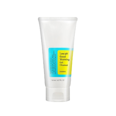 Picture of COSRX Low pH Good Morning Gel Cleanser 150ml Daily Mild Face Cleanser for Sensitive Skin with BHA & Tea-Tree Oil, PH Balancing | Korea