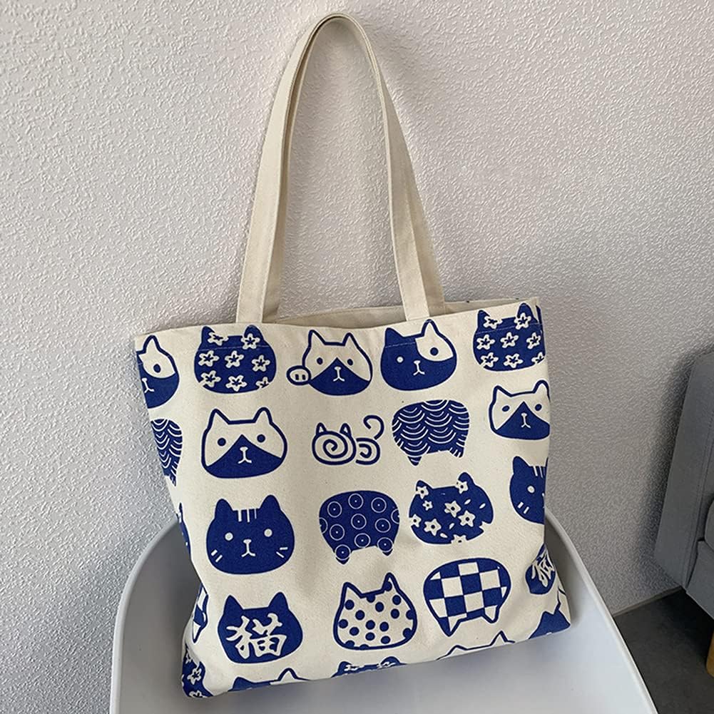 Picture of TAG Lifestyle Canvas Tote Bag/Fashionable Tote Bag With Zipper Enclosure for Girls For University/College/Trendy Fashionable Women
