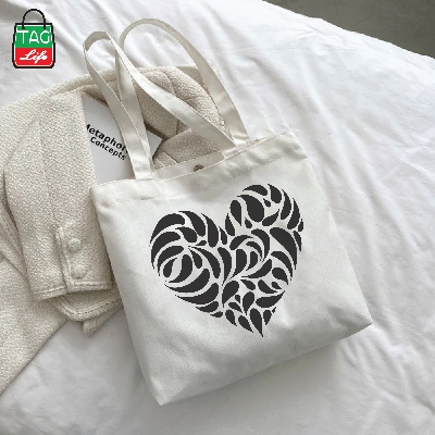 Picture of TAG Lifestyle Canvas Tote Bag/Exclusive Love Design Different Color for girls For University/College/Trendy Fashionable Women