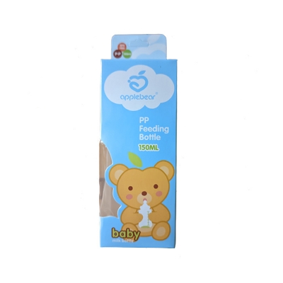 Picture of Baby Feeder Apple Bear Baby Feeder Plastic Bottle with Silicone Nipple 60ml/ 150ml/ 280ml (Select Size Before Order)