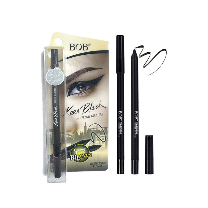Picture of BoB Keen Black 24H Pencil Gel Eyeliner / Kajal