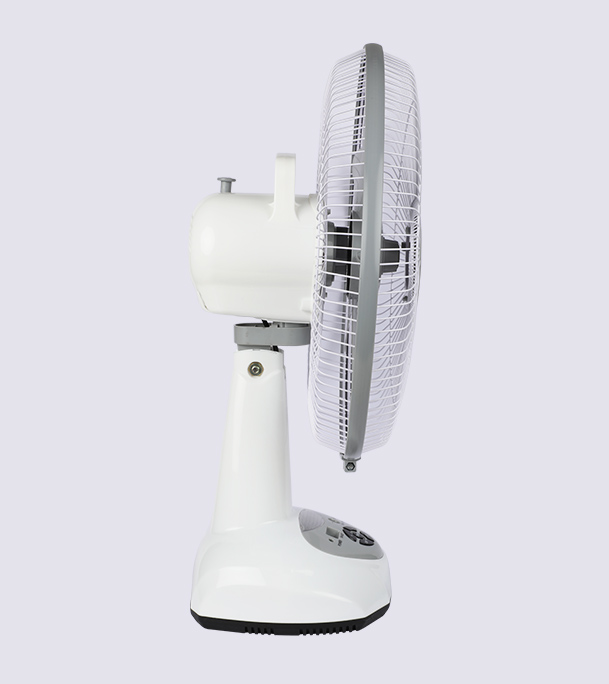 Buy VISION Rechargeable Table Fan 14''(White) USB Charger Online at Best Price