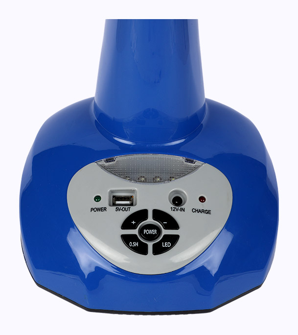 Buy CLICK Rechargeable Table Fan-14''(Blue) Online at Best Price	