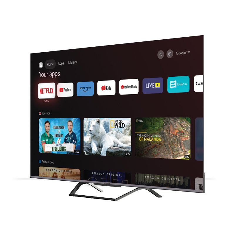 Picture of VISION 55" QLED TV Google Android 4K PQ1Galaxy Pro