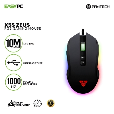 Picture of Fantech Zeus X5S Macro Programmable Gaming Mouse \ No product will be return after The Seal is broken