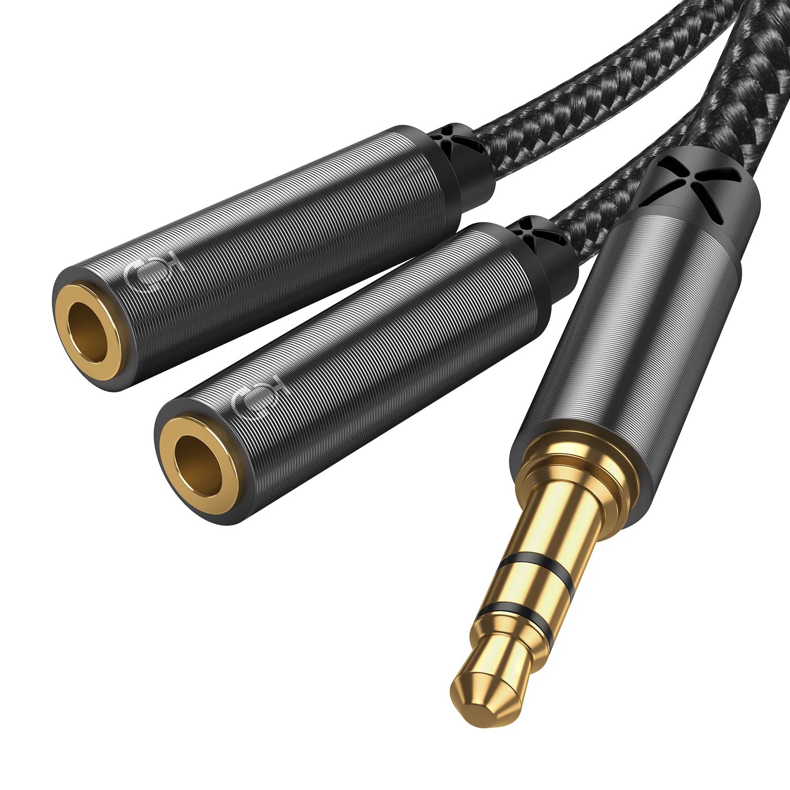 Picture of Joyroom SY-A04 Male To Female Y-Splitter Audio Cable Support Voice Call