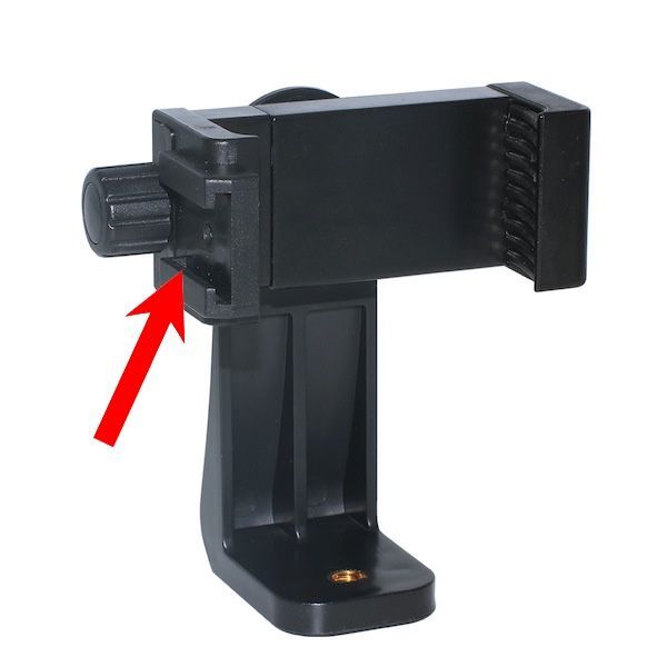 Picture of 360 Degree Mobile Holder With Cold Shoe Mount For Extra Microphone Or Led Light