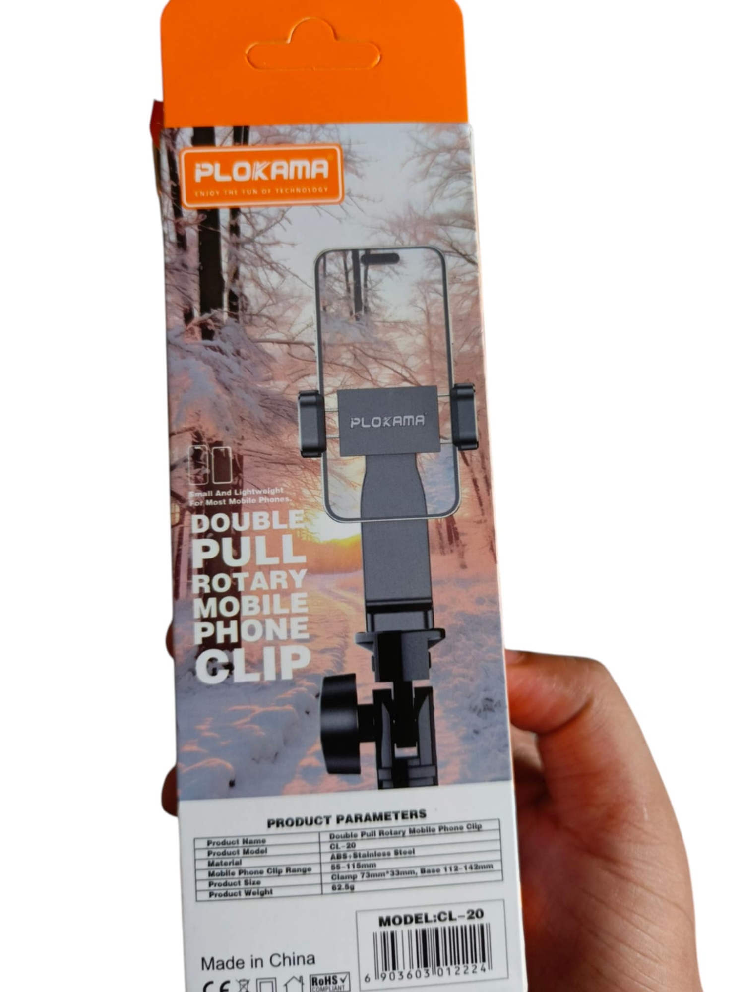 Picture of 360 Degree Mobile Holder With Cold Shoe Mount For Extra Microphone Or Led Light