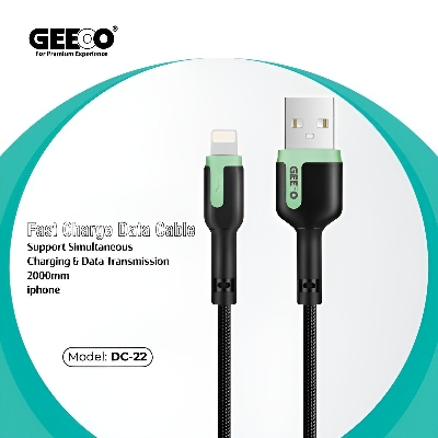 Picture of GEEOO DC-22 Fast Charging Lightning Data Cable