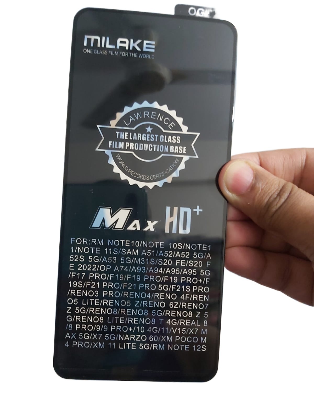 Picture of for  Vivo realme Samsung oppo redme Tecno poco Gorila Glass Screen Protector Tempered Glass Full Screen Rinbo Glass Super X Gorila Glass Screen Protector
