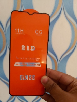 Picture of for  Vivo realme Samsung oppo redme  Tecno poco High Quality 21D Full Glue Tempered Glass Screen Protector
