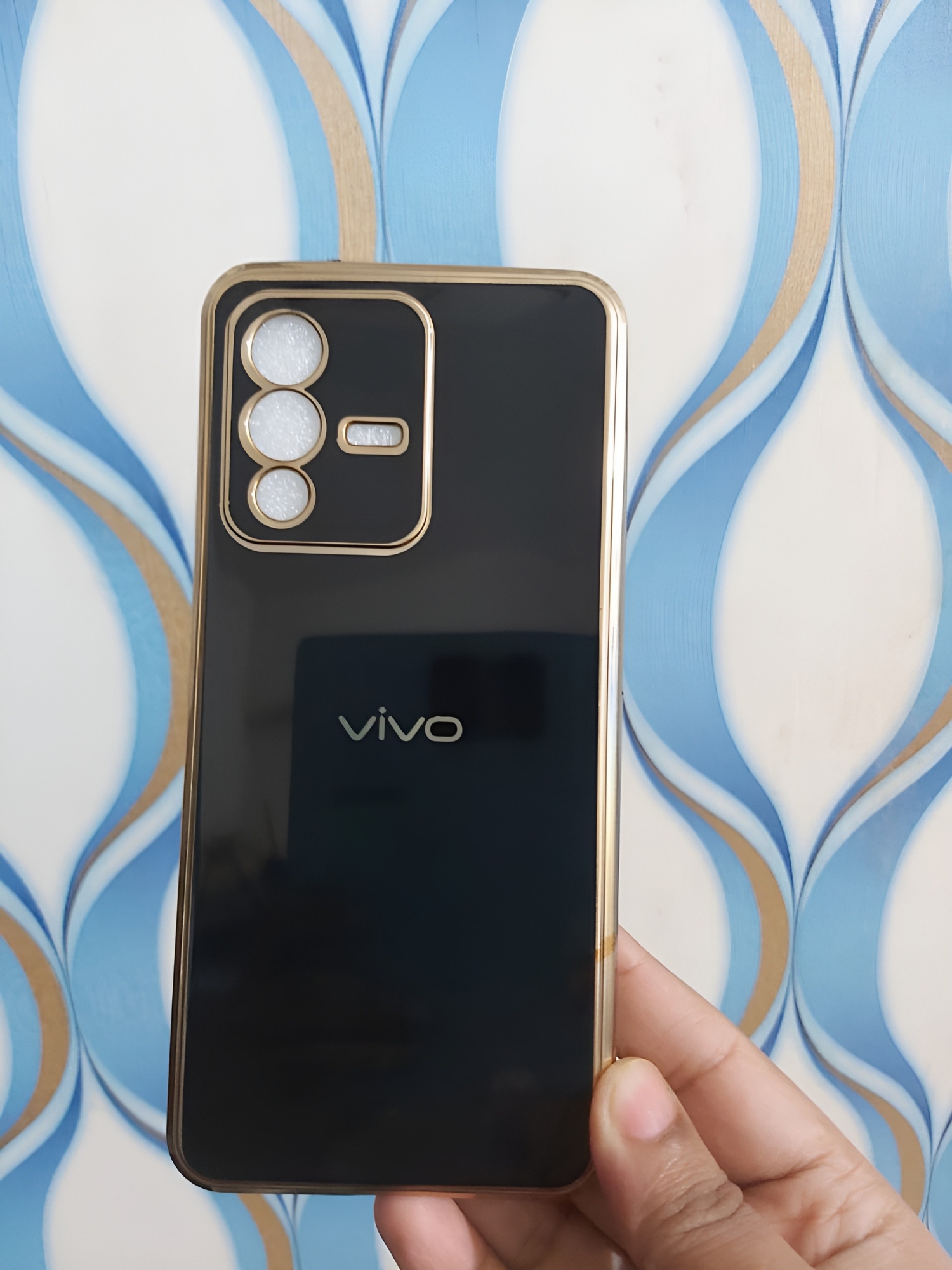 Picture of For Vivo v23 ShCrystal Designer Long Time Soft Premium Protective Back Cover for