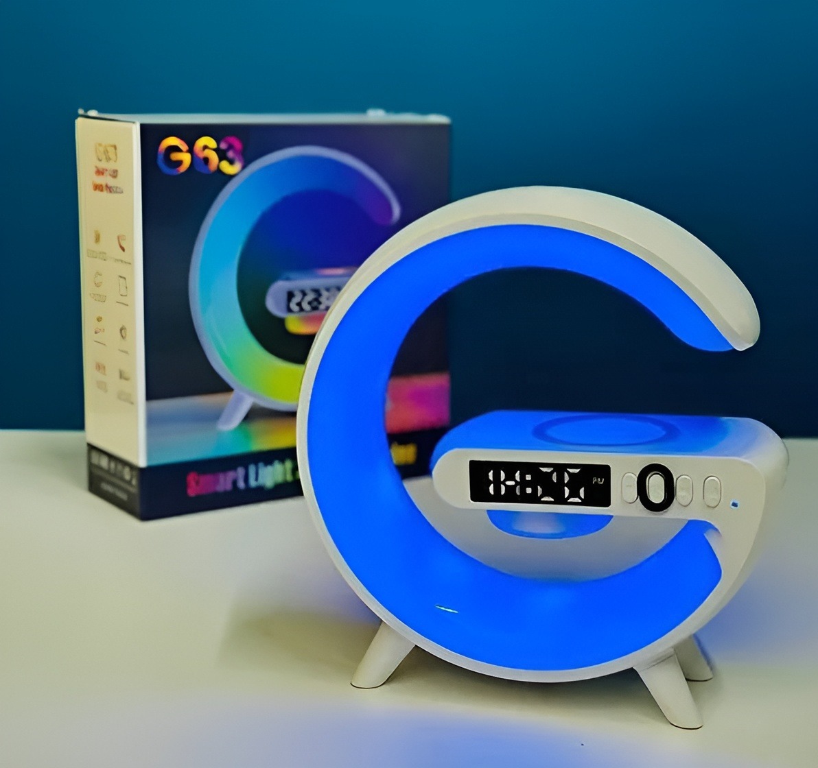 Picture of G63 Atmosphere RGB Light Bluetooth Speaker With Wireless Charging