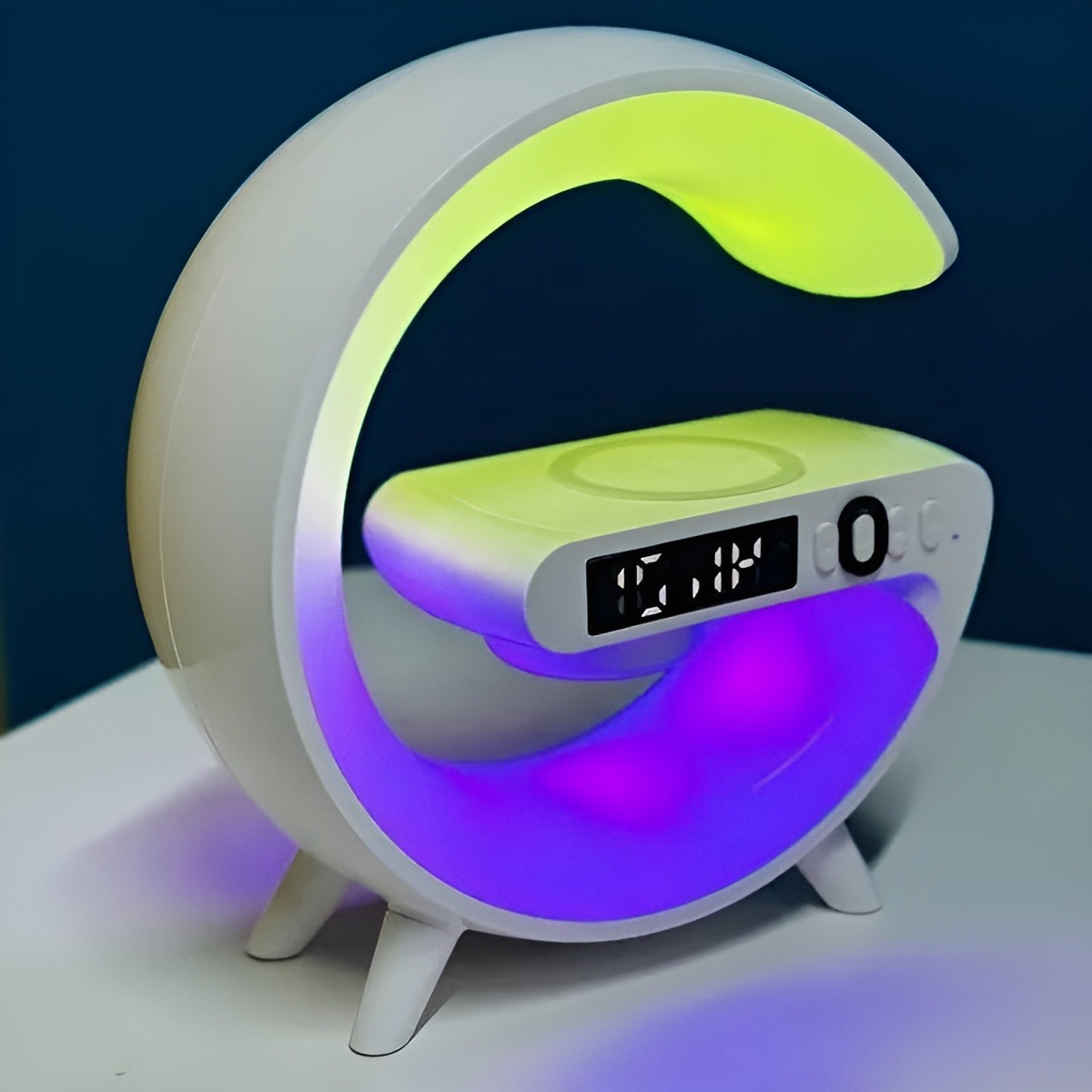 Picture of G63 Atmosphere RGB Light Bluetooth Speaker With Wireless Charging